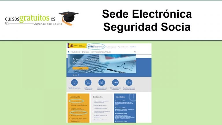 Sede Electronica De Seguridad Social Actualizado Noviembre 2024